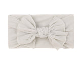 Wide Brimmed Nylon Bow Headband