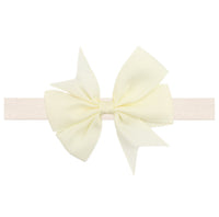 Solid Color Flower Cloth Hair Band