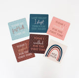 Milestone Card Set / Rainbow / Memory Cards