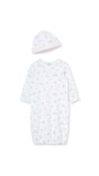 Baby Bunnies Gown/Hat