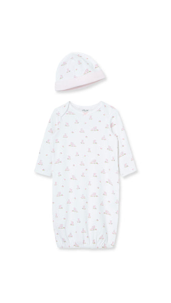 Baby Bunnies Gown/Hat