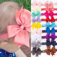 Solid Color Flower Cloth Hair Band