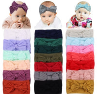 Wide Brimmed Nylon Bow Headband