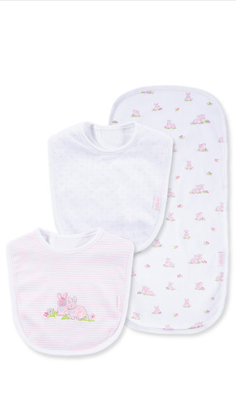 Baby Bunnies Bib-Burp