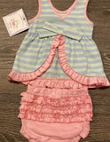 Piggy Appliqué Bloomer Set