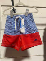 Color Block Swim Trunks