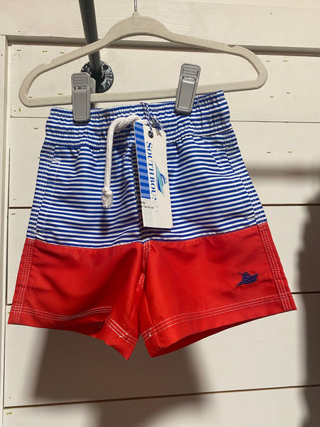 Color Block Swim Trunks