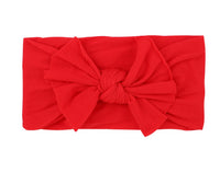 Wide Brimmed Nylon Bow Headband