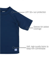 Navy Short Sleeve Rash Guard