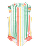 Saltwater Stripe Flutter One Piece