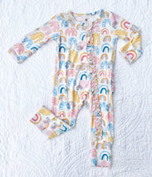 Sunset Rainbow Zippy Romper